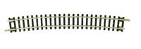 N Fleischmann rails (zonder ballastbed) 22227 Gebogen rails 15 ° 480 mm 12 stuk(s)