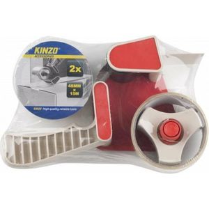 Tape dispenser inclusief 2x rollen tape   -