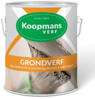 koopmans grondverf donkergrijs 0.25 ltr