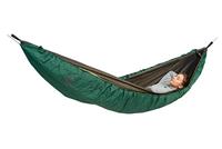 AMAZONAS Hangmatten warmtebescherming underquilt XXL voor ultralichte hangmatten ca. 305 x 130 cm in groen