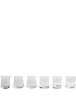 Bitossi Home lot de six verres assortis - Blanc - thumbnail