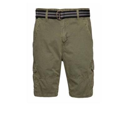 Protest regular fit cargo short Packwood camo green