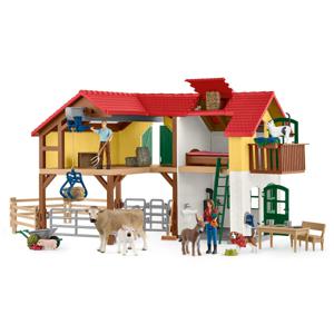 schleich FARM WORLD Boerderij met stal en dieren - 42407