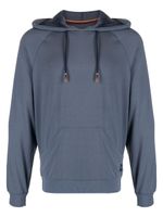 Paul Smith logo-appliqué drawstring lounge hoodie - Gris - thumbnail