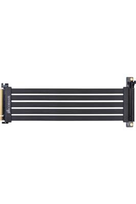 Corsair Premium PCIe 3.0 x16 verlengkabel, 300 mm (EMI-afgeschermd, volledig flexibel, 90 graden vrouwelijke PCIe-connector), zwart