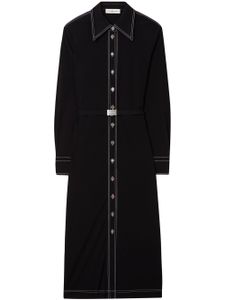 Tory Burch robe-polo en maille - Noir