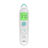 Braun BST200WE Thermometer met remote sensing Wit Voorhoofd Knoppen