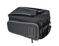 Basil Sport Design Trunkbag Grijze fietsbagagedragertas, 7-15L, waterafstotend, voor reguliere fiets en e-bike