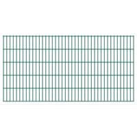 vidaXL Dubbelstaafmatten 2,008x1,03 m 6 m (totale lengte) groen