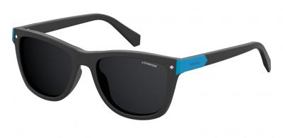 Polaroid zonnebril 8025/S 003/M9 junior zwart met grijze lens