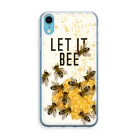 Let it bee: iPhone XR Transparant Hoesje