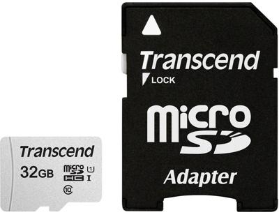 Transcend 300S microSDXC/SDHC 32GB met adapter