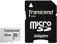 Transcend 300S microSDXC/SDHC 32GB met adapter