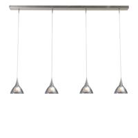 Masterlight Eettafel hanglamp Caterina LED 4-lichts RVS 2225-37-06-100-4-DW - thumbnail