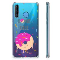 Huawei P30 Lite Beschermhoes Donut Roze