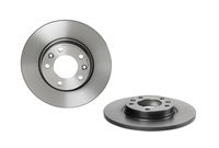 Remschijf COATED DISC LINE BREMBO, Remschijftype: Massief, u.a. für Citroën, Peugeot, Opel, Vauxhall, Toyota, DS - thumbnail