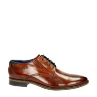 Bugatti leren veterschoenen cognac