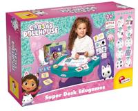 Lisciani - Gabby's Dollhouse - Super Bureau voor Kinderen Vanaf 2 Jaar - Meer dan 10 Educatieve Spellen - Sensorische en Logische Ontwaking - Gabby's Poppenhuis - Gemaakt in Italië