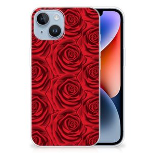 Apple iPhone 14 TPU Case Red Roses