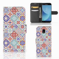 Samsung Galaxy J5 2017 Bookcase Tiles Color