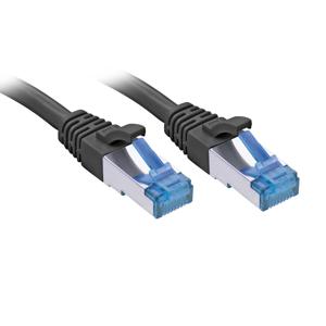 LINDY 47420 RJ45 Netwerkkabel, patchkabel CAT 6A S/FTP 20.00 m Zwart 1 stuk(s)