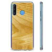 Huawei P30 Lite Stevig Telefoonhoesje Licht Hout