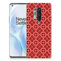 OnePlus 8 Pro TPU bumper Batik Rood - thumbnail