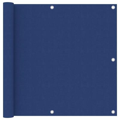 vidaXL Balkonscherm 90x300 cm oxford stof blauw