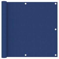 vidaXL Balkonscherm 90x300 cm oxford stof blauw