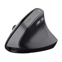 Trust Optico Bayo II Draadloze Ergonomische Muis, Zwart