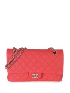 CHANEL Pre-Owned sac porté épaule Double Flap médium (2013-2014) - Rouge