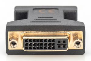 Digitus AK-320505-000-S DVI / VGA Adapter [1x DVI-bus 24+5-polig - 1x VGA-stekker] Zwart