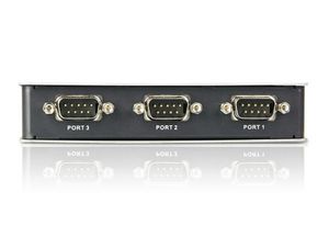 ATEN UC2324-AT Seriële hub 4 poorten Met converter voor USB naar serieel RS-232 Wit