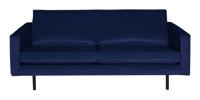 BePureHome Bank 2,5-zits 'Rodeo' Velvet, kleur Donkerblauw