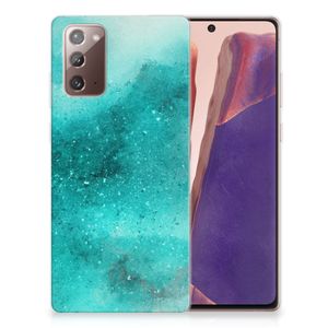 Hoesje maken Samsung Note 20 Painting Blue