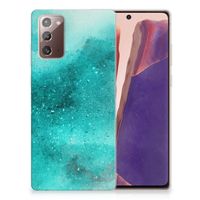 Hoesje maken Samsung Note 20 Painting Blue