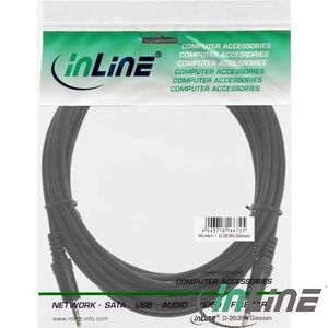 InLine 99936B audio kabel 5 m 3.5mm Zwart