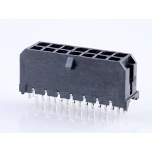 Molex 430451425 Male header, inbouw (standaard) Totaal aantal polen: 14 Rastermaat: 3.00 mm Inhoud: 1 stuk(s) Tray