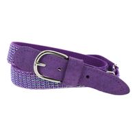 Oxxy elastische verstelbare riem glitter purple Maat - thumbnail