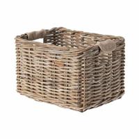 Basil fietsmand Dorset 20 liter rotan grijs - thumbnail