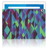 Lenovo Tab M10 Back Cover Abstract Green Blue