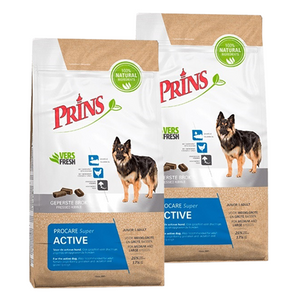 Prins ProCare Super Active hondenvoer 2 x 15 kg