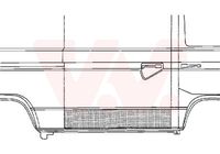 Deur, carosserie VAN WEZEL, Inbouwplaats: rechts, u.a. fÃ¼r VW
