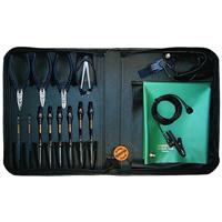 Barnsteen ritszak met geleidend materiaal, zonder gereedschap 2221, afmetingen: B 320 x B 250 x H 50 mm