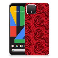 Google Pixel 4 TPU Case Red Roses