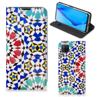 Huawei P40 Lite Standcase Mozaïek - thumbnail