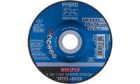 PFERD 62212848 E 125-7 SGP WHISPER STEELOX Afbraamschijf gebogen Diameter 125 mm Boordiameter 22.23 mm RVS, Staal 10 stuk(s)