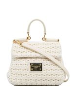 Dolce & Gabbana Pre-Owned sac à main Miss Sicily en crochet (2010-2023) - Blanc - thumbnail