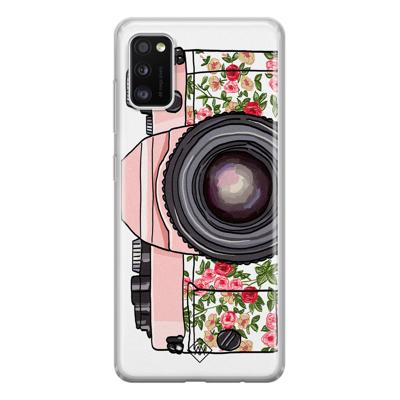 Samsung Galaxy A41 siliconen telefoonhoesje - Hippie camera