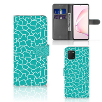 Samsung Note 10 Lite Hoesje Cracks Blue - thumbnail